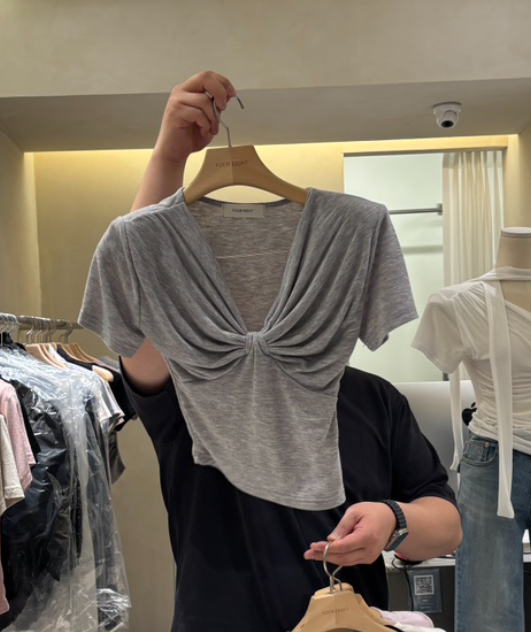 FOUREIGHT東大門實拍女士新款26春夏熱賣職業推薦休閑T恤FOUR EIGHTT恤圖色4