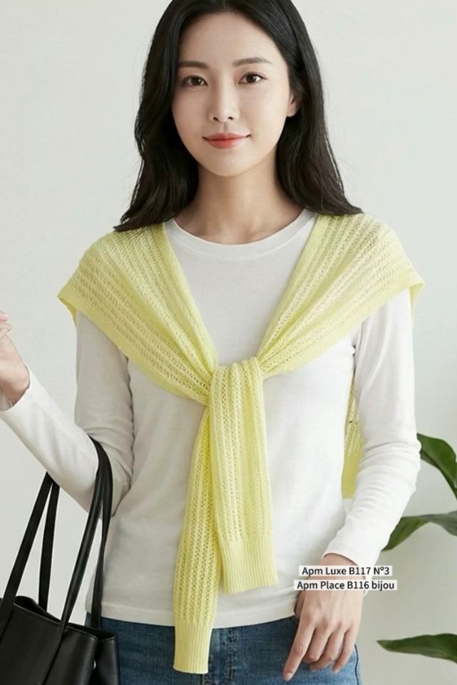 N3韓國直郵實拍女士新款推薦熱賣人氣圍巾披肩披肩亞麻羅紋N3圍巾/披肩