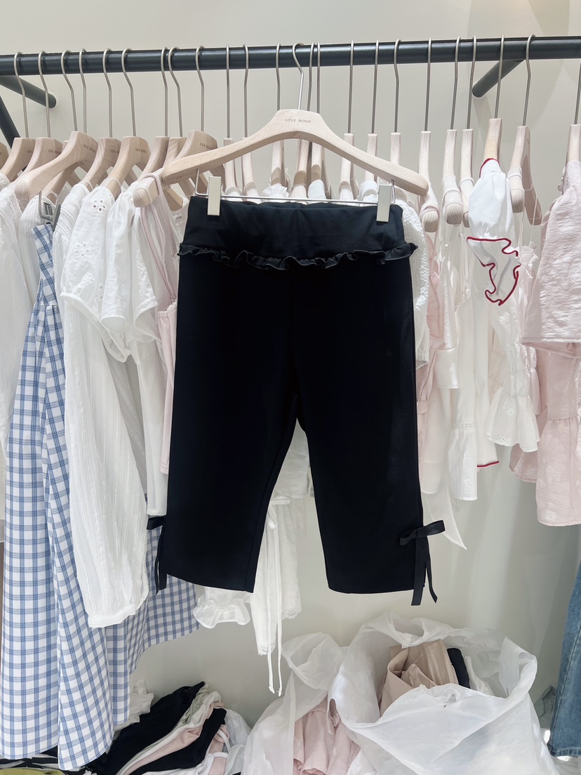 LOVE ROSIE韓國直郵女士新款人氣職業休閑26春夏短褲七分褲緞LOVE ROSIE短褲