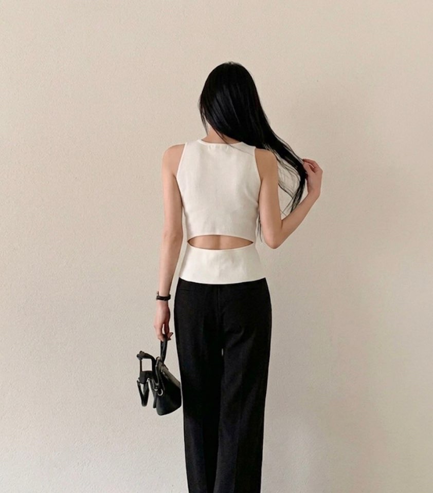 UNA/THE MAY東大門實拍女裝新款真品人氣休閑職業熱賣馬甲THEMAY/UNA馬甲