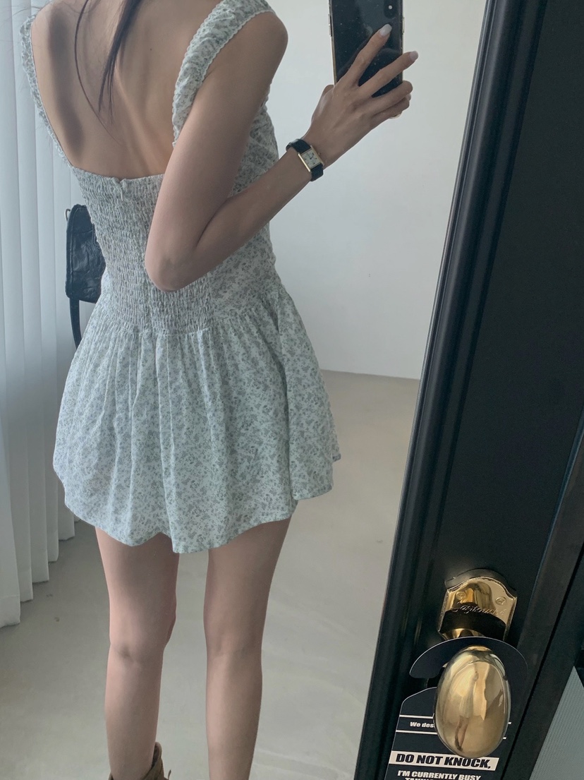 VERANDA韓國東大門代購女士新品26春夏推薦熱賣連衣裙小花VERANDA連衣裙