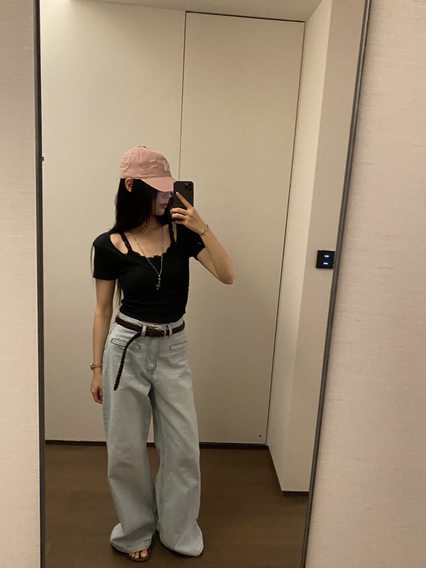 FOUREIGHT東大門直郵女裝新款時尚休閑26春夏職業真品T恤FOUR EIGHTT恤