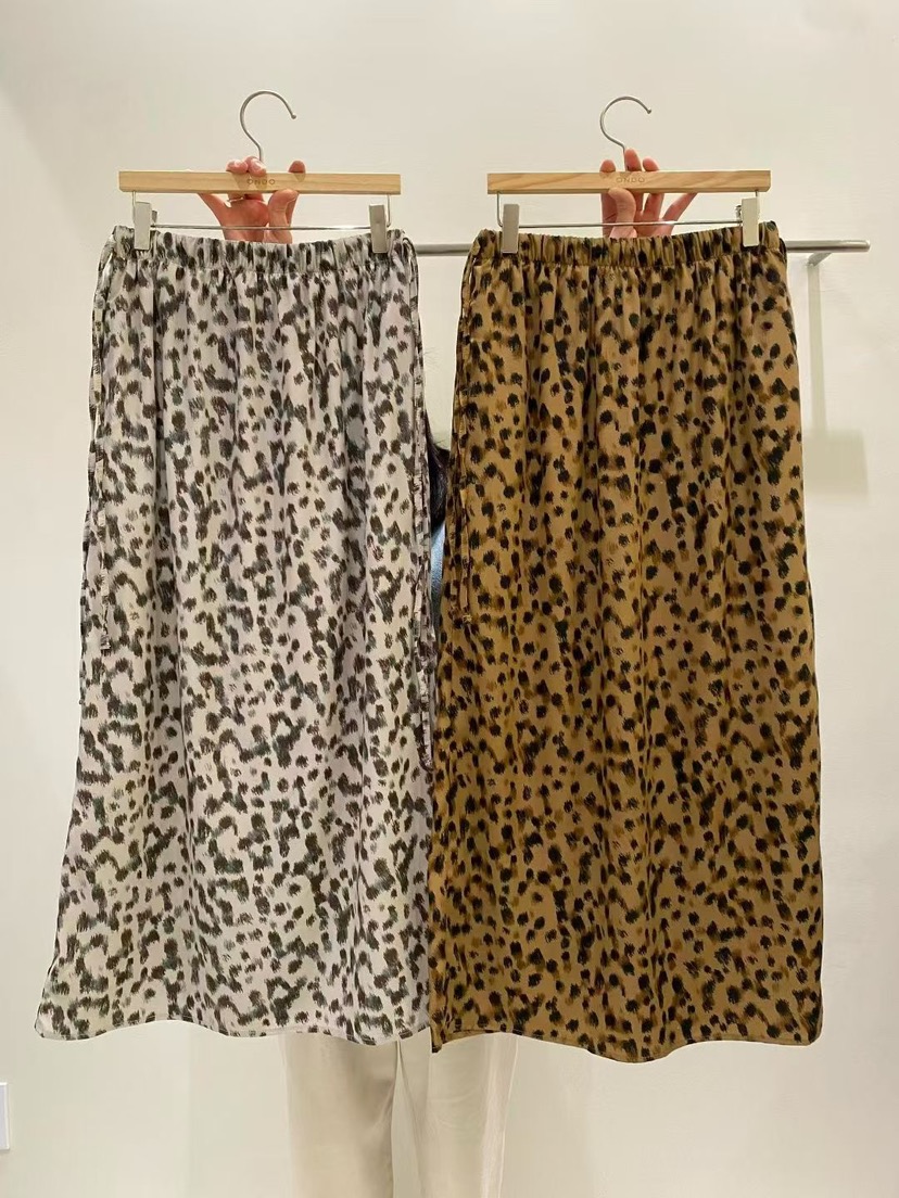 ONDO-P東大門直郵女士新款推薦熱賣休閑職業真品長裙豹紋ONDO-P長裙