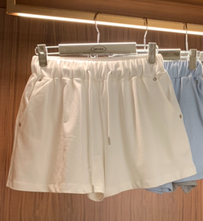 BADCALM韓國代購女裝新品休閑真品人氣時尚職業熱賣短褲鏤空BADCALM短褲圖色1