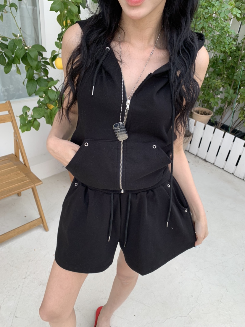 BADCALM韓國代購女裝新品休閑真品人氣時尚職業熱賣短褲鏤空BADCALM短褲圖色5