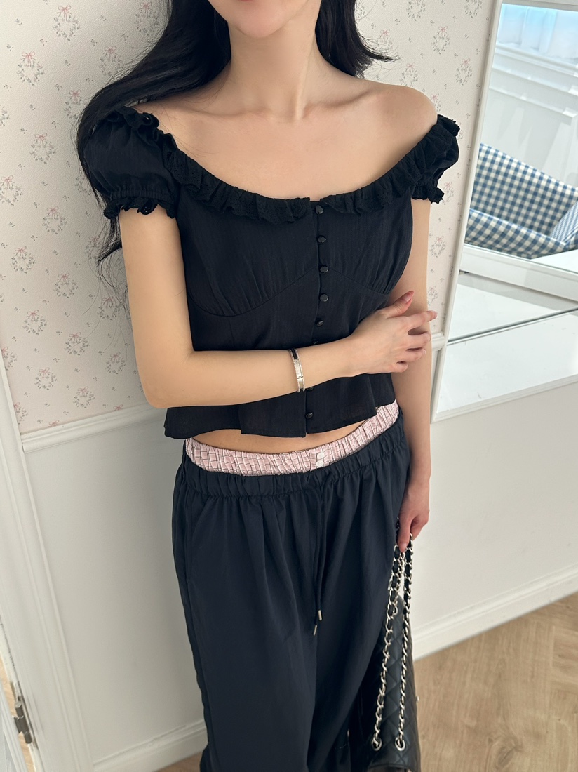 MARKE-P韓國直郵實拍女士新款休閑時尚休閑褲格紋腰帶撞色MARKE-P休閑褲