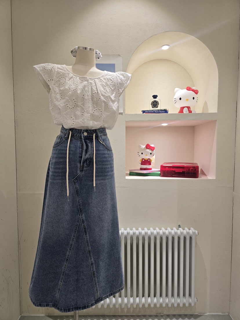 LIKEVAM韓國直郵女裝新款熱賣時尚推薦26春夏26夏季襯衫蕾絲衫LIKEVAM襯衫/蕾絲衫