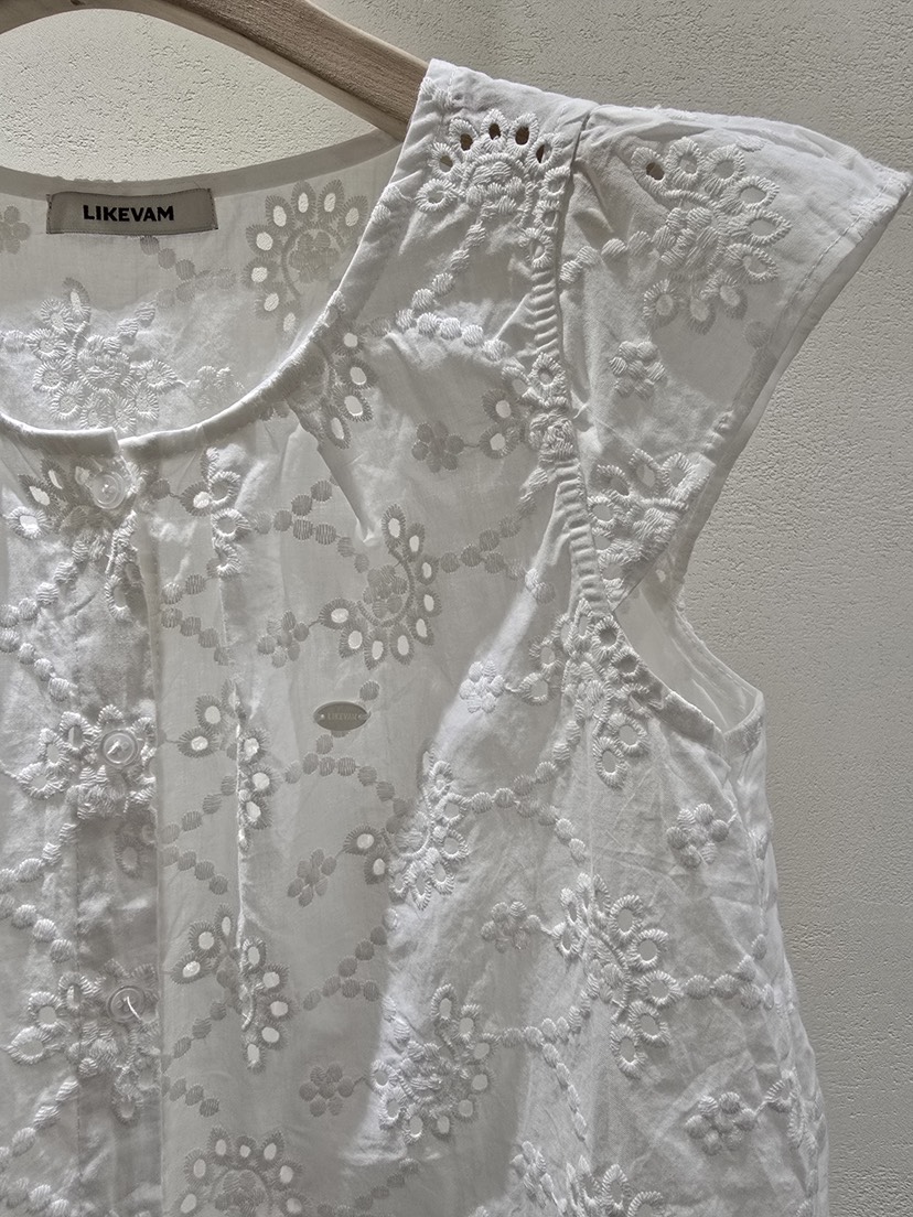 LIKEVAM韓國直郵女裝新款熱賣時尚推薦26春夏26夏季襯衫蕾絲衫LIKEVAM襯衫/蕾絲衫