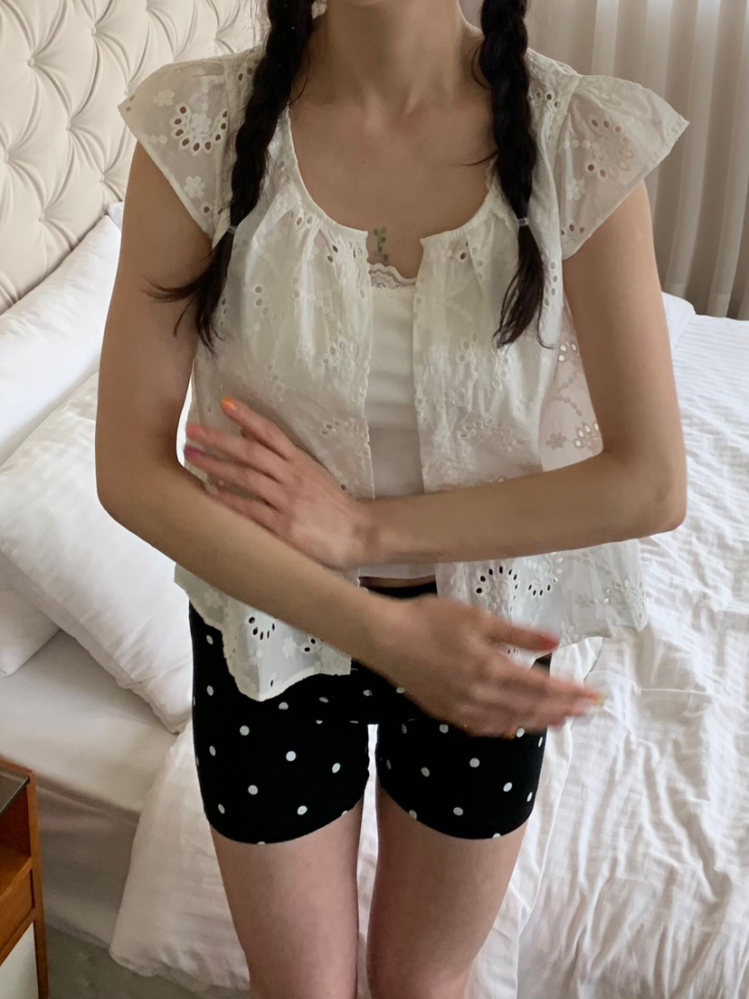 LIKEVAM韓國直郵女裝新款熱賣時尚推薦26春夏26夏季襯衫蕾絲衫LIKEVAM襯衫/蕾絲衫