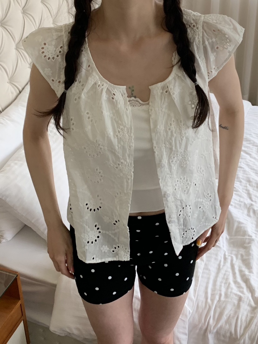 LIKEVAM韓國直郵女裝新款熱賣時尚推薦26春夏26夏季襯衫蕾絲衫LIKEVAM襯衫/蕾絲衫