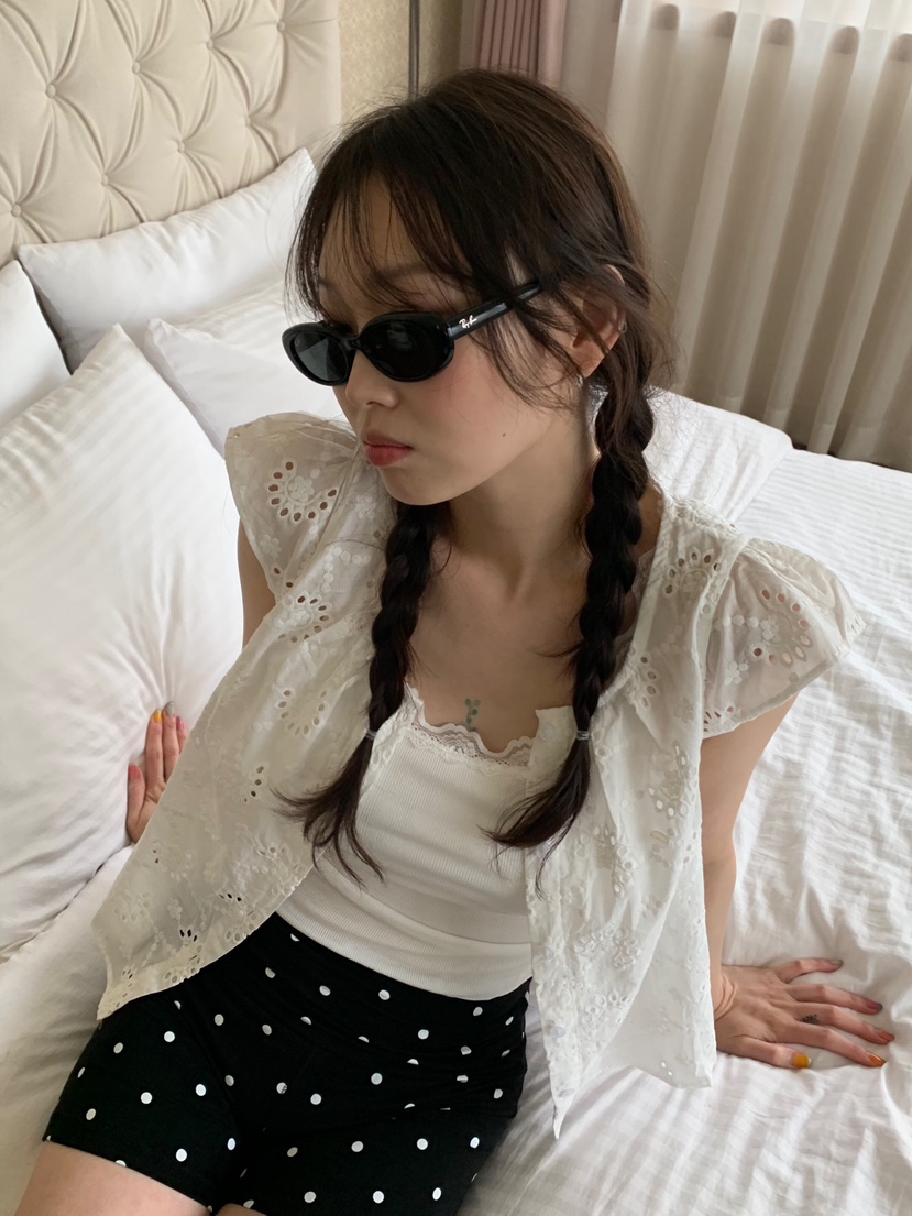 LIKEVAM韓國直郵女裝新款熱賣時尚推薦26春夏26夏季襯衫蕾絲衫LIKEVAM襯衫/蕾絲衫