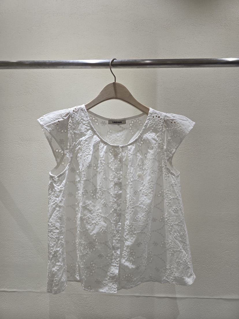 LIKEVAM韓國直郵女裝新款熱賣時尚推薦26春夏26夏季襯衫蕾絲衫LIKEVAM襯衫/蕾絲衫圖色1