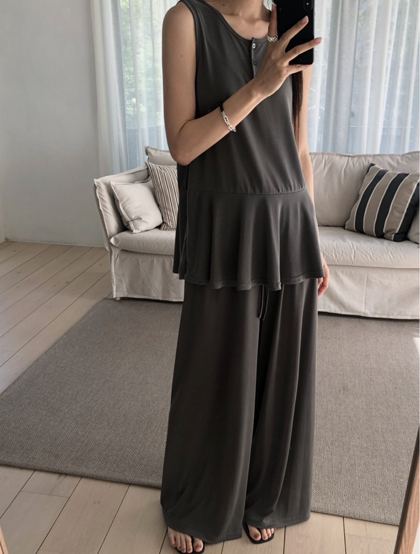 ONDO-P韓國東大門代購女士新品熱賣26夏季吊帶背心莫代爾ONDO-P吊帶/背心