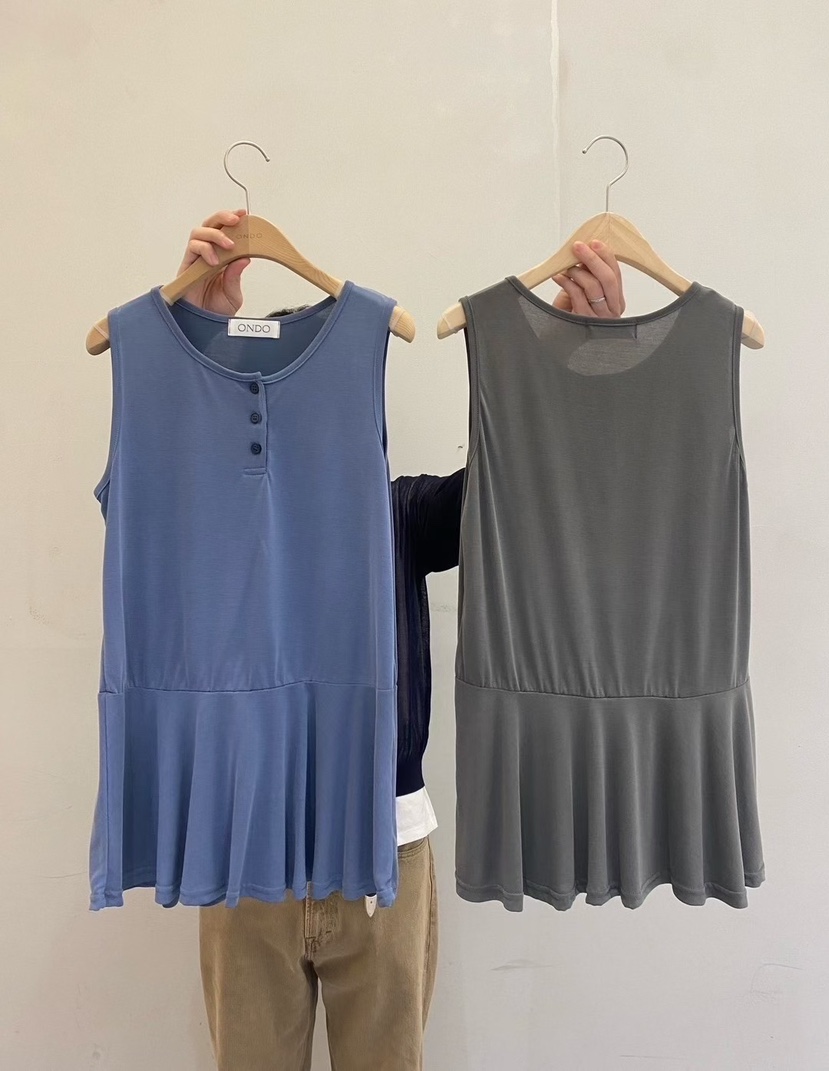 ONDO-P韓國東大門代購女士新品熱賣26夏季吊帶背心莫代爾ONDO-P吊帶/背心