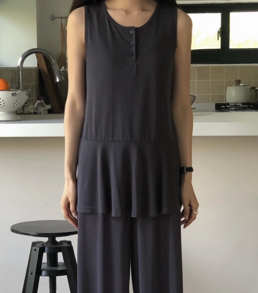 ONDO-P韓國東大門代購女士新品熱賣26夏季吊帶背心莫代爾ONDO-P吊帶/背心圖色2