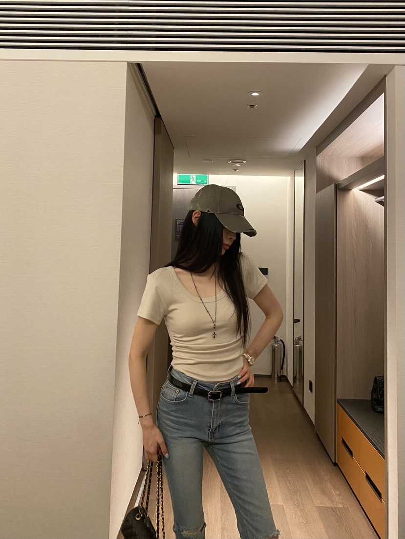 FOUREIGHT韓國直郵女士新款推薦26夏季職業26春夏人氣T恤FOUR EIGHTT恤