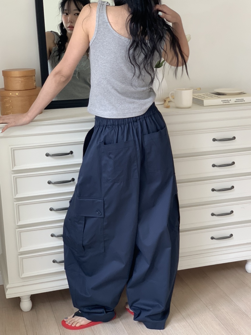 BADCALM韓國直郵女士新款時尚人氣推薦熱賣吊帶背心華夫格BADCALM吊帶/背心