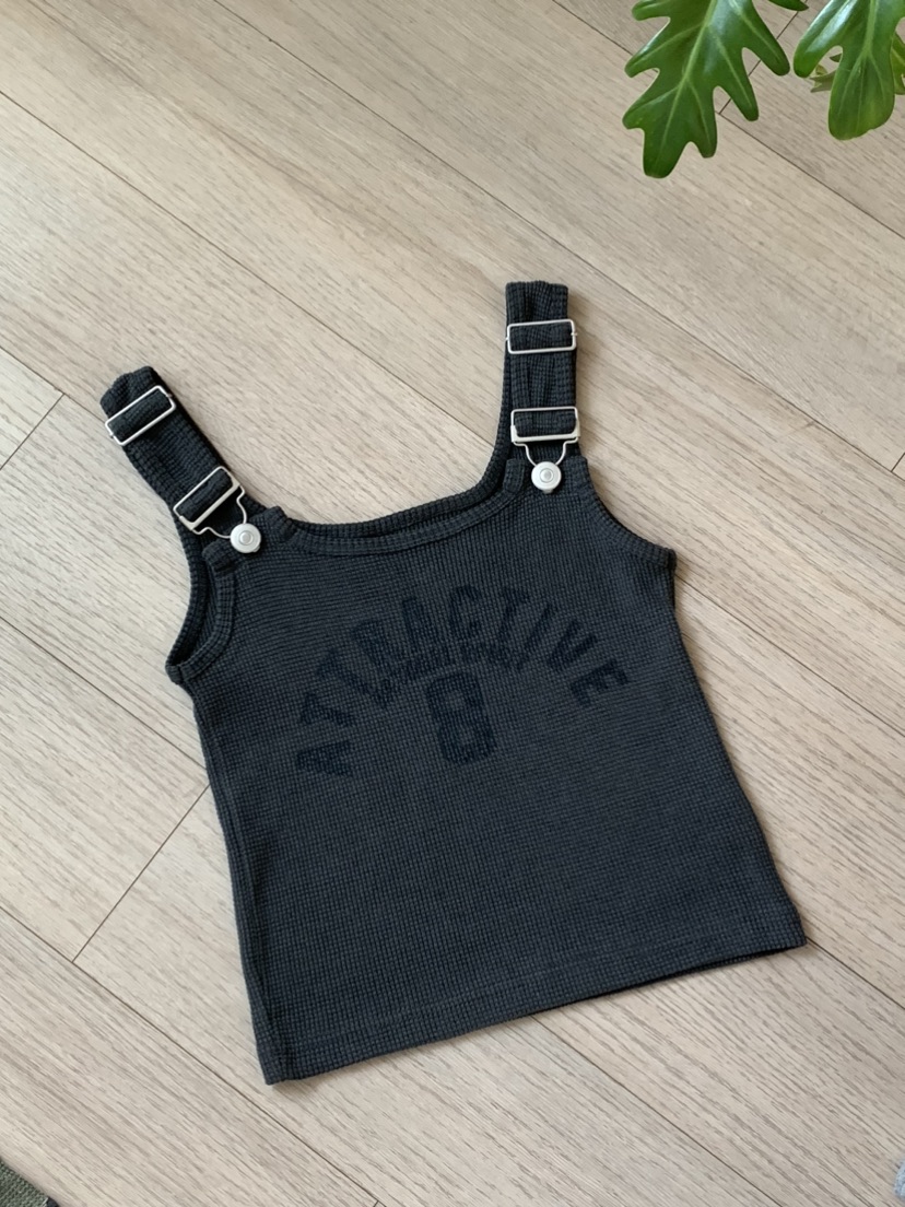 BADCALM韓國直郵女士新款時尚人氣推薦熱賣吊帶背心華夫格BADCALM吊帶/背心圖色2