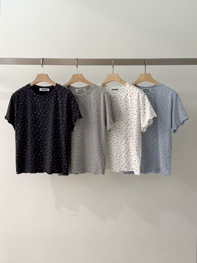 PEPPER-L韓國直郵女裝新品時尚熱賣26夏季人氣休閑職業T恤PEPPERT恤