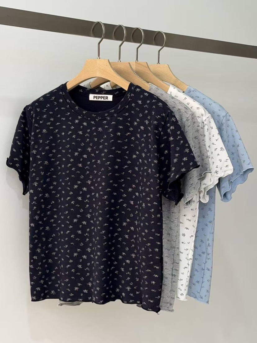 PEPPER-L韓國直郵女裝新品時尚熱賣26夏季人氣休閑職業T恤PEPPERT恤