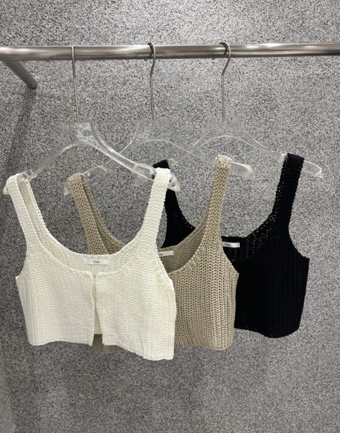 UNA/THE MAY韓國直郵女士新款推薦職業休閑26春夏吊帶背心THEMAY/UNA吊帶/背心圖色2左二色