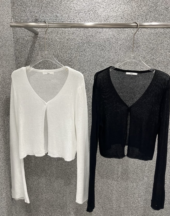 UNA/THE MAY韓國代購女士新款推薦長袖T恤不含內搭開衫THEMAY/UNA長袖T恤