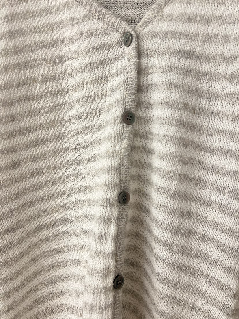 LOGON韓國東大門直郵女士新款26春夏26夏季時尚針織衫條紋LOGON針織衫