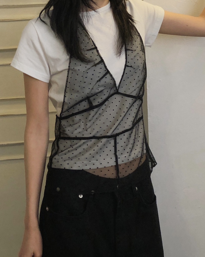 NOPROBLEM東大門直郵女士新品26春夏推薦人氣吊帶背心圓點NOPROBLEM吊帶/背心