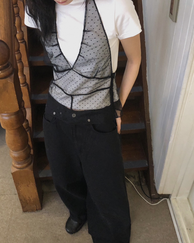 NOPROBLEM東大門直郵女士新品26春夏推薦人氣吊帶背心圓點NOPROBLEM吊帶/背心