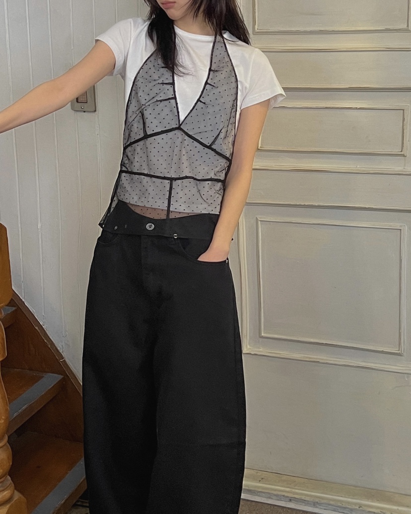 NOPROBLEM東大門直郵女士新品26春夏推薦人氣吊帶背心圓點NOPROBLEM吊帶/背心