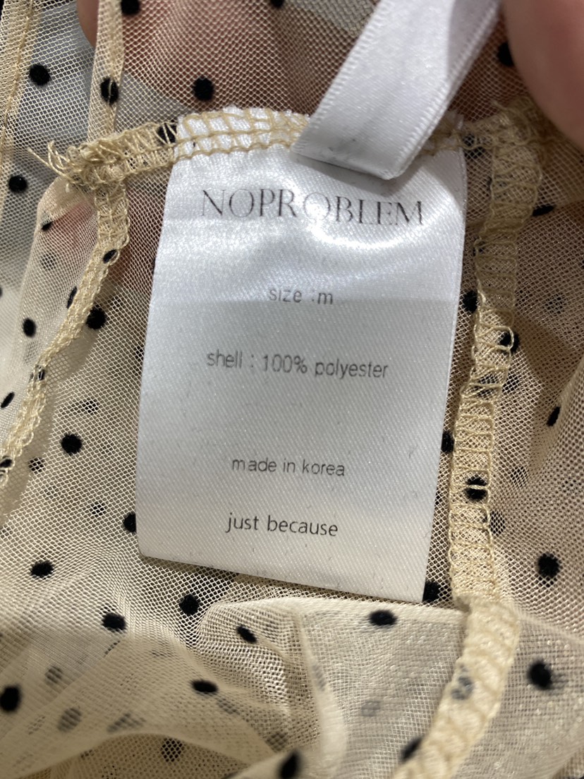 NOPROBLEM東大門直郵女士新品26春夏推薦人氣吊帶背心圓點NOPROBLEM吊帶/背心