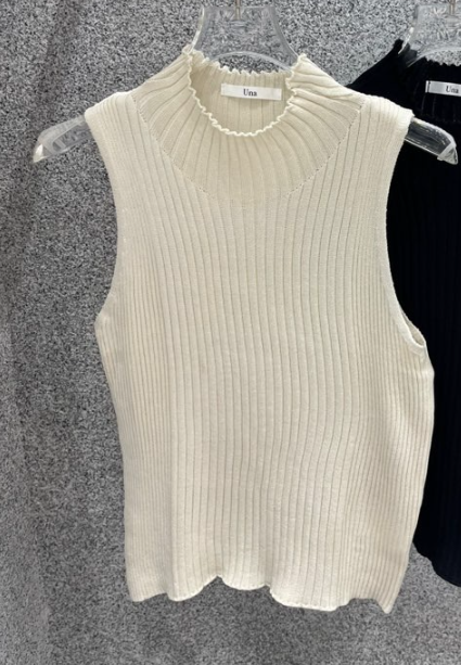 UNA/THE MAY韓國直郵女士新品人氣26夏季熱賣吊帶背心羅紋THEMAY/UNA吊帶/背心圖色1