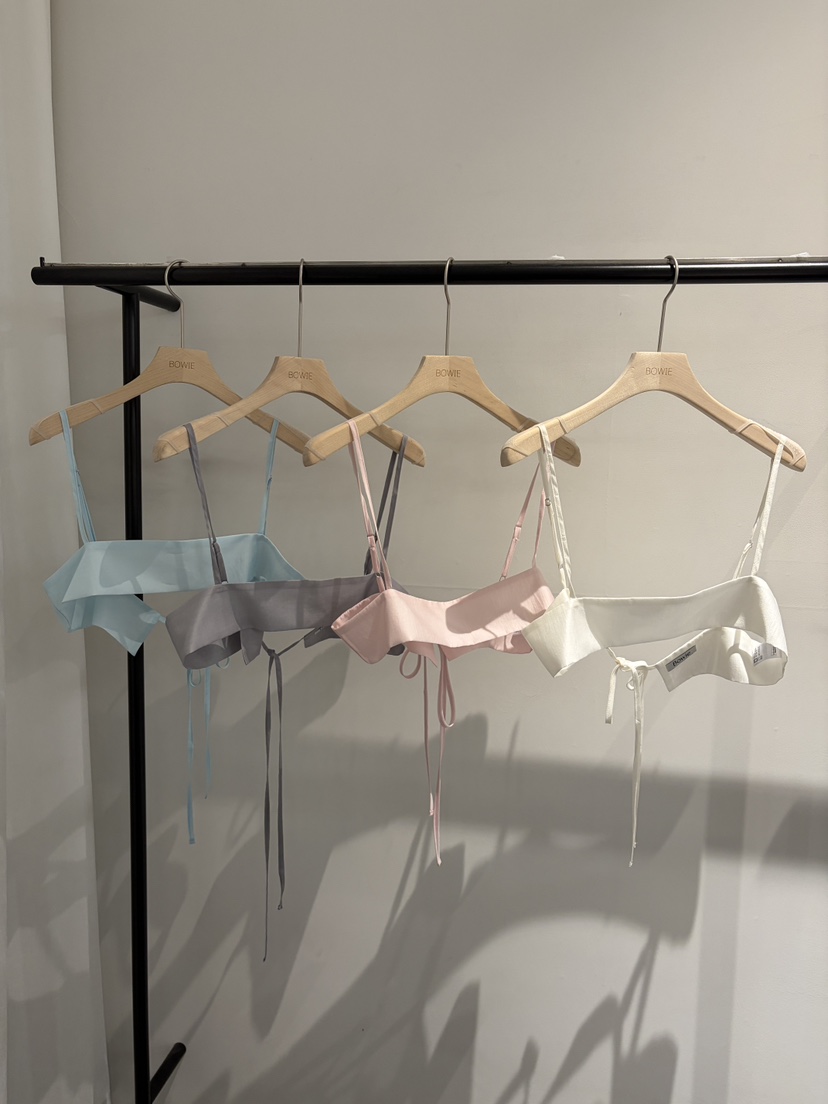 BOWIE韓國直郵女裝新款時尚26夏季襯衫蕾絲衫不含吊帶開衩BOWIE襯衫/蕾絲衫