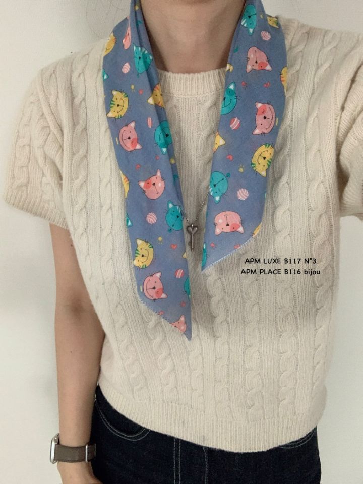 N3韓國代購女士新款26春夏休閑人氣熱賣時尚推薦圍巾披肩N3圍巾/披肩