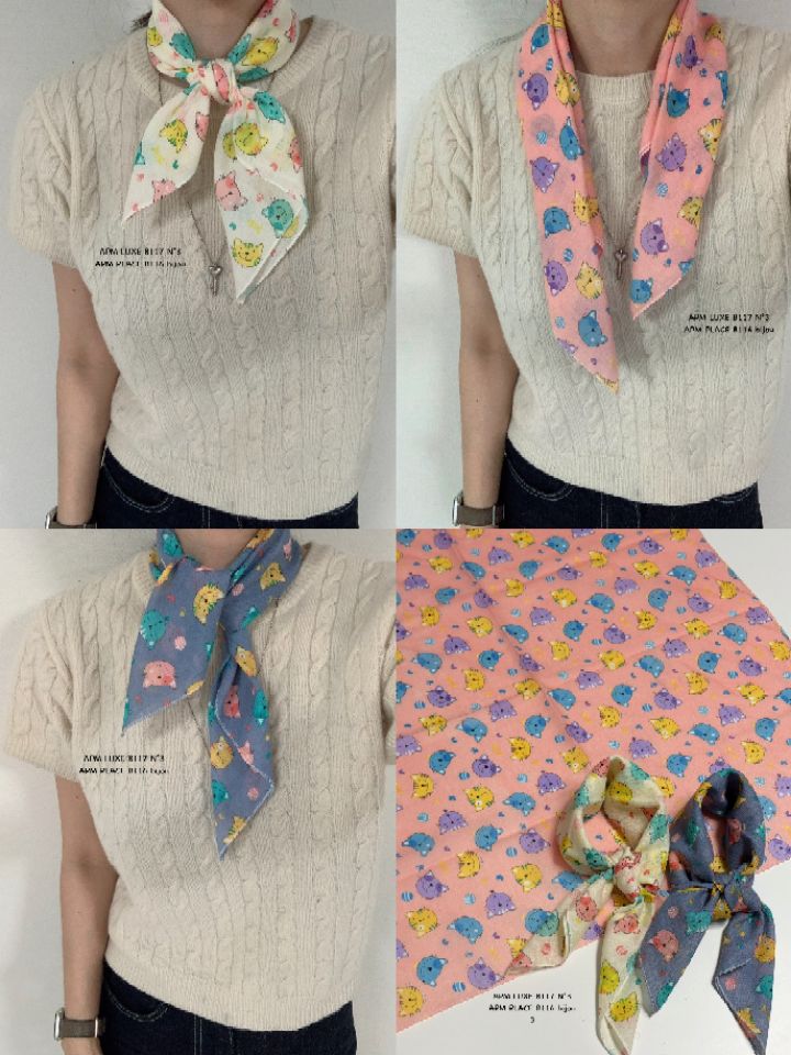 N3韓國代購女士新款26春夏休閑人氣熱賣時尚推薦圍巾披肩N3圍巾/披肩