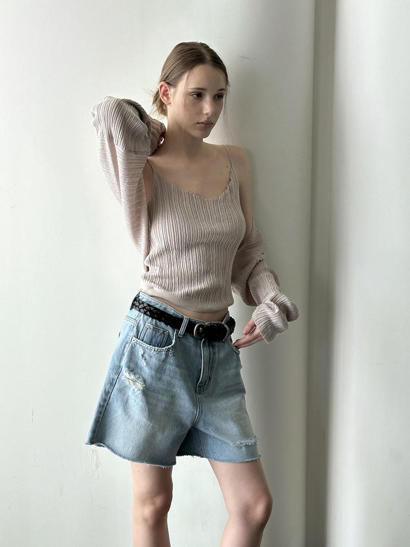 BOWIE韓國直郵實拍女士新品26夏季熱賣針織衫不含內搭套裝BOWIE針織衫