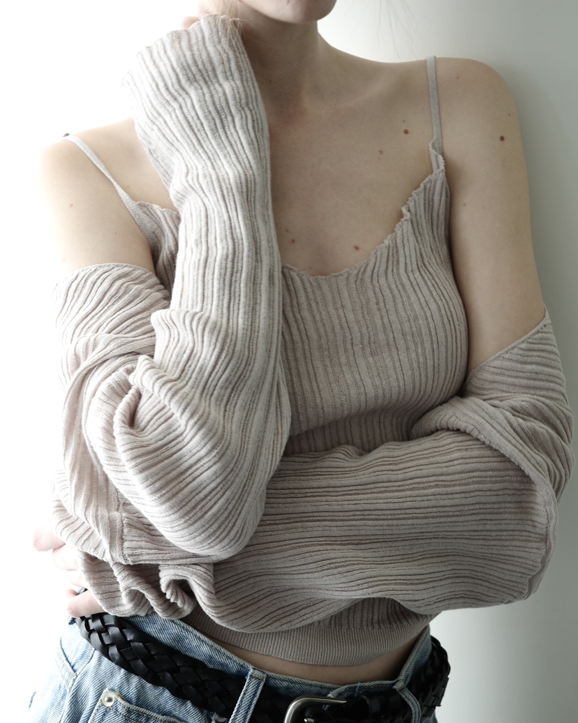 BOWIE韓國直郵實拍女士新品26夏季熱賣針織衫不含內搭套裝BOWIE針織衫