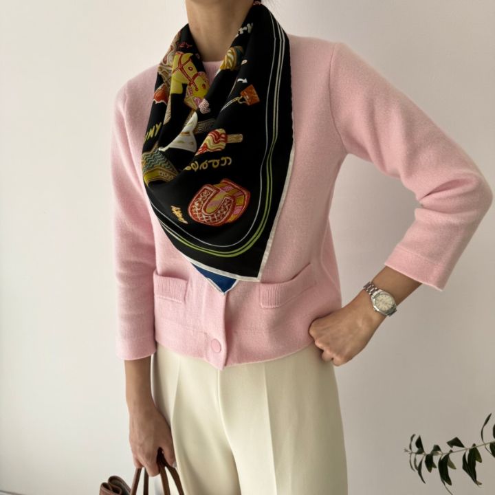 N3東大門實拍韓國女裝新品時尚26春夏26夏季圍巾披肩雙面N3圍巾/披肩