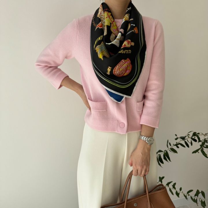 N3東大門實拍韓國女裝新品時尚26春夏26夏季圍巾披肩雙面N3圍巾/披肩