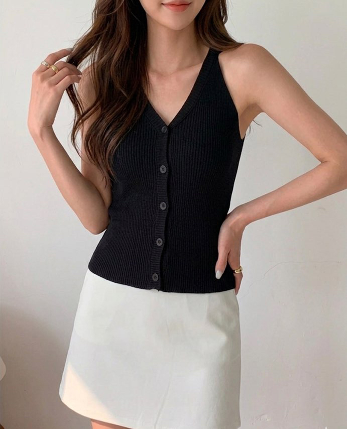 UNA/THE MAY韓國東大門直郵女裝新款休閑26夏季吊帶背心開衫THEMAY/UNA吊帶/背心圖色2