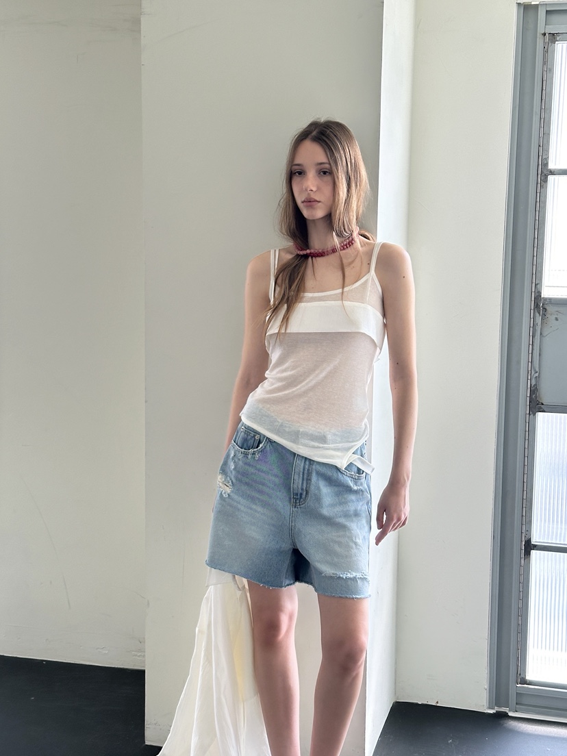 BOWIE韓國直郵女裝新款職業時尚26春夏休閑推薦26夏季吊帶背心BOWIE吊帶/背心