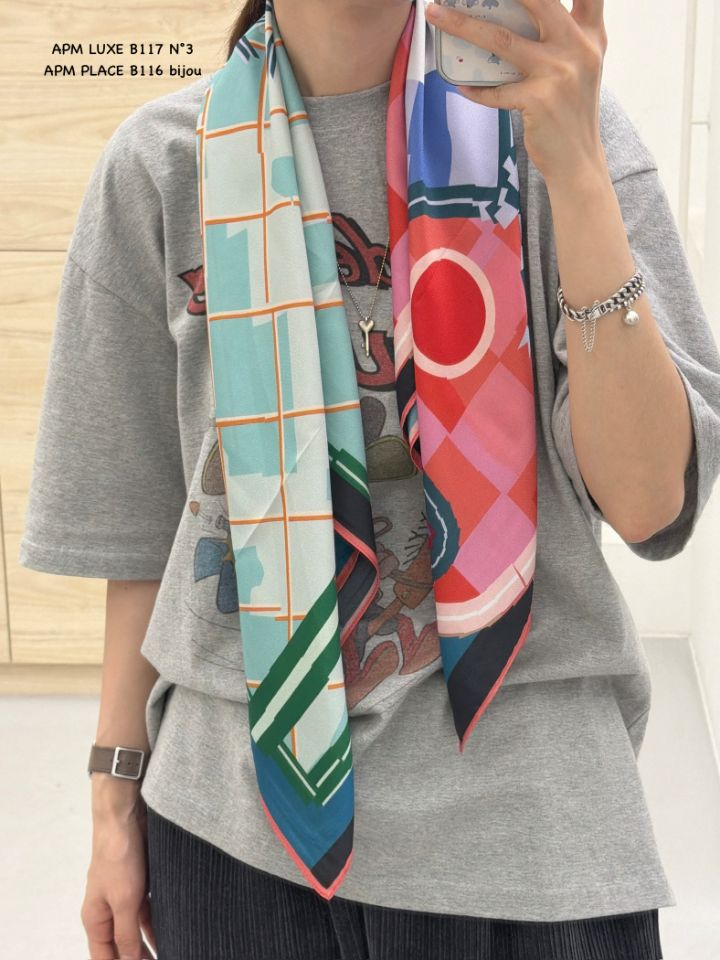 N3韓國東大門代購女裝新品26夏季26春夏休閑推薦圍巾披肩N3圍巾/披肩