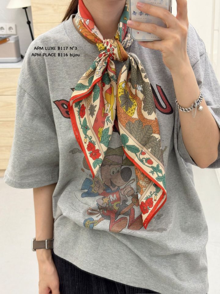 N3韓國直郵實拍女裝新款26春夏職業人氣熱賣休閑圍巾披肩N3圍巾/披肩