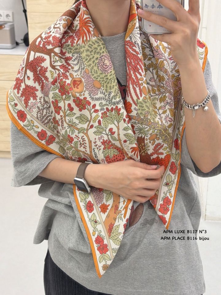 N3韓國直郵實拍女裝新款26春夏職業人氣熱賣休閑圍巾披肩N3圍巾/披肩