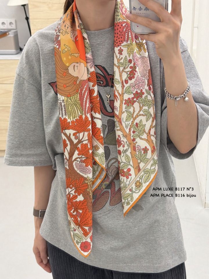 N3韓國直郵實拍女裝新款26春夏職業人氣熱賣休閑圍巾披肩N3圍巾/披肩