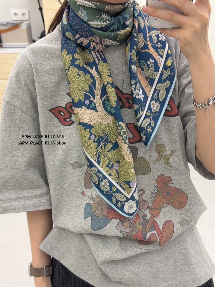 N3韓國直郵實拍女裝新款26春夏職業人氣熱賣休閑圍巾披肩N3圍巾/披肩