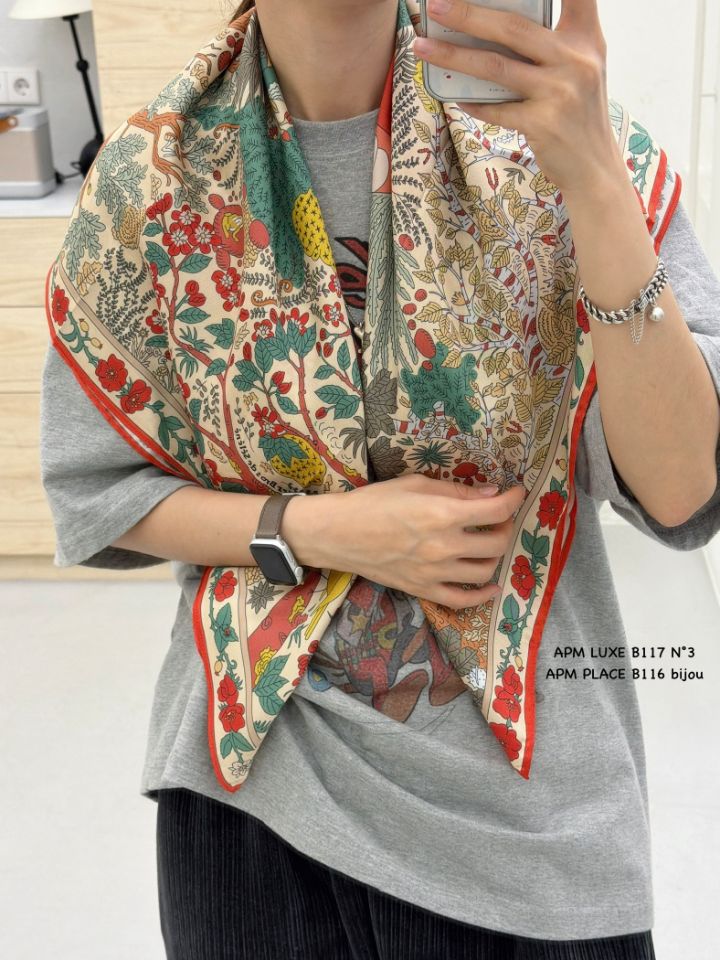 N3韓國直郵實拍女裝新款26春夏職業人氣熱賣休閑圍巾披肩N3圍巾/披肩