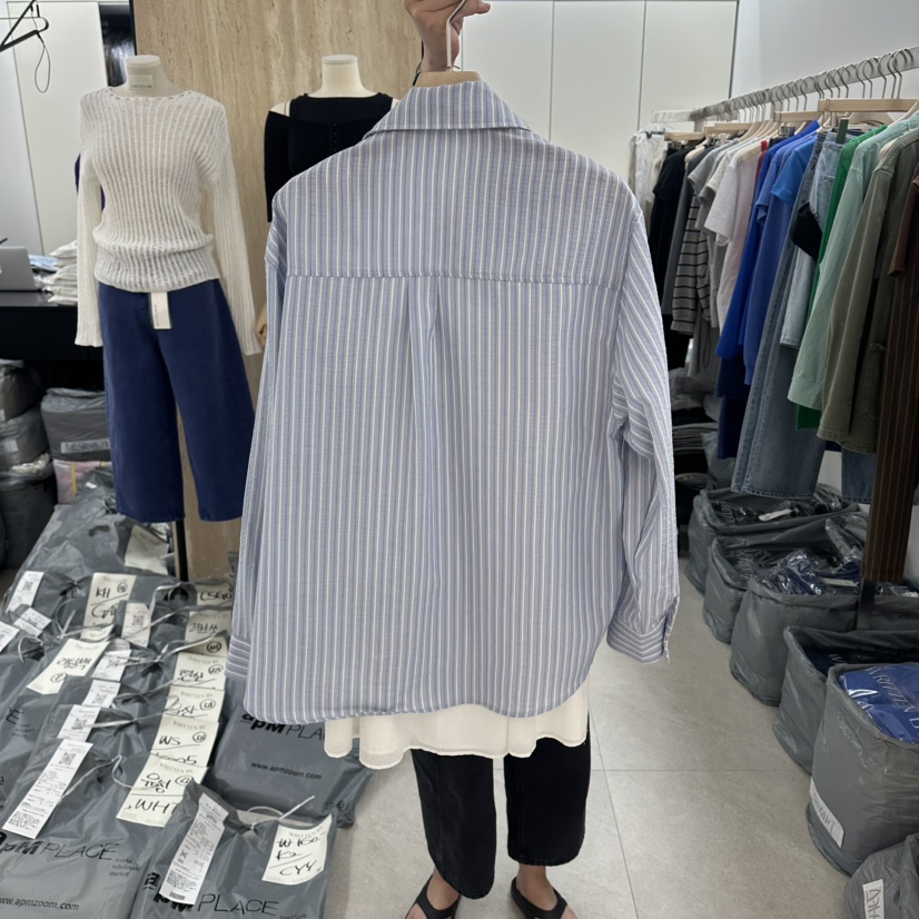 WRITTEN BY韓國直郵實拍女裝新品26夏季襯衫蕾絲衫不含內搭WRITTEN BY襯衫/蕾絲衫