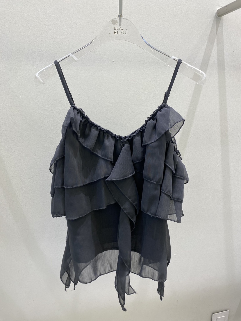 BLACK BIJOU韓國直郵實拍女裝新品人氣26春夏襯衫蕾絲衫BLACK BIJOU襯衫/蕾絲衫圖色2