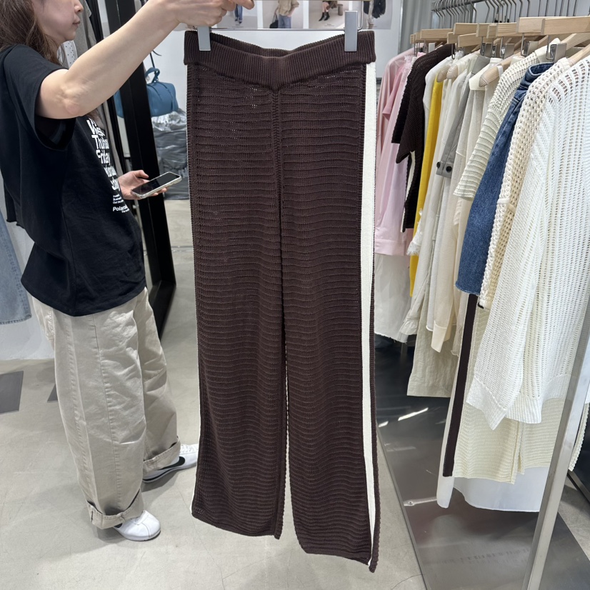 ACKER韓國東大門代購女裝新品推薦26夏季人氣休閑休閑褲網眼ACKER休閑褲圖色2